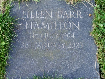 HAMILTON Eileen Barr 1904-2003